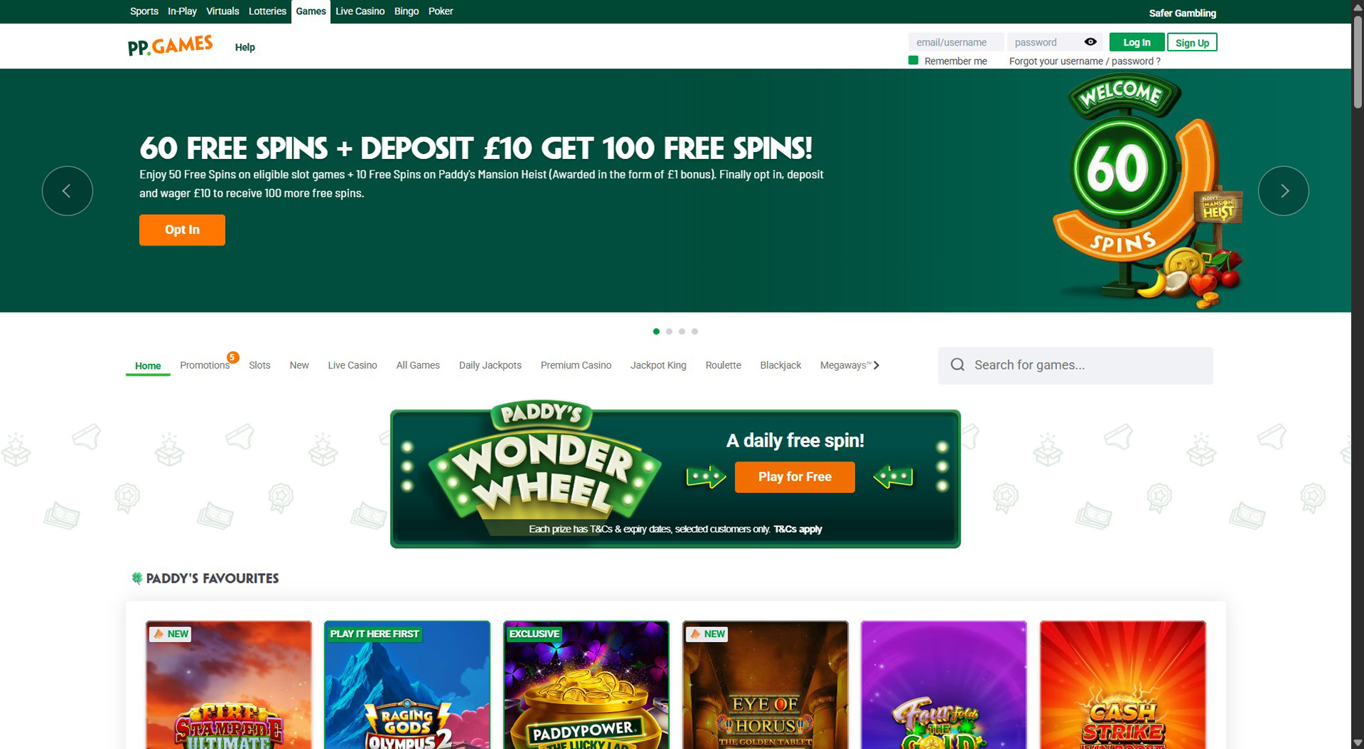 4. Paddy Power Games - Trusted Cash To Code Casino Option